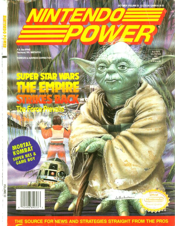 Nintendo Power Issue 053 (October 1993) cover
